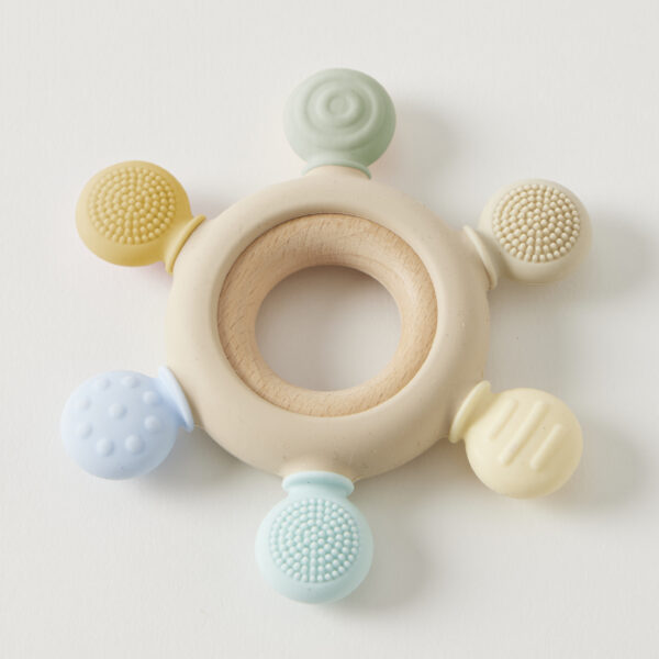 Pastel Silicone Sensory Teether
