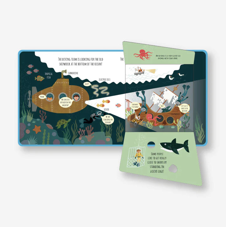Peek Inside In The Ocean Board Book