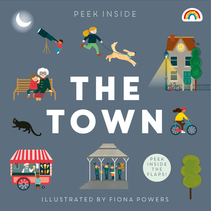 Peek Inside The Town Board Book