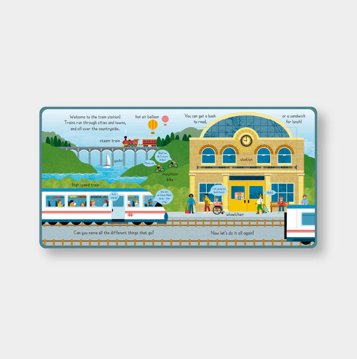 Peek Inside Things That Go Board Book