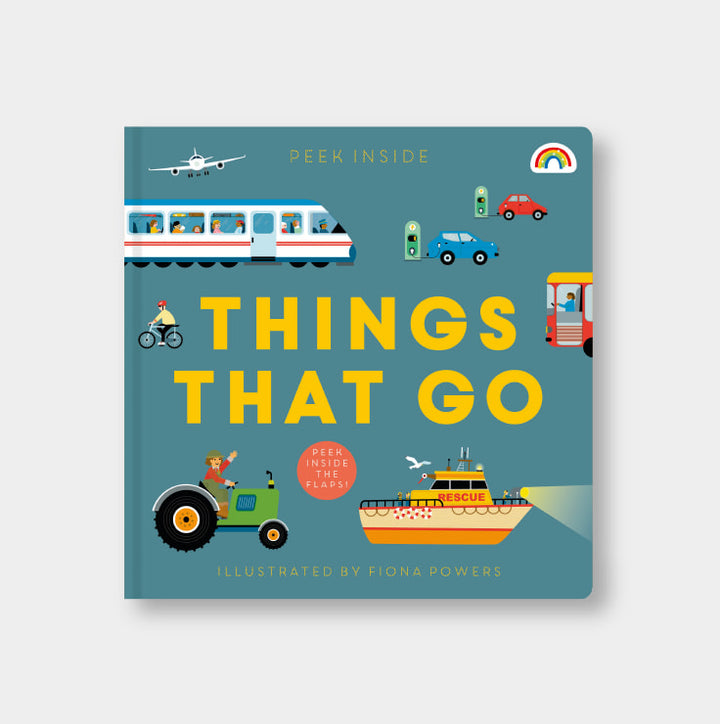Peek Inside Things That Go Board Book