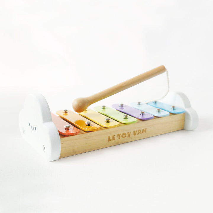 Le Toy Van Petilou Rainbow Wooden Xylophone