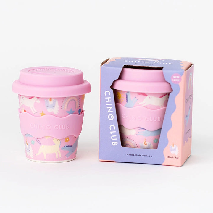 Pink Unicorn Babychino Cup 120ml