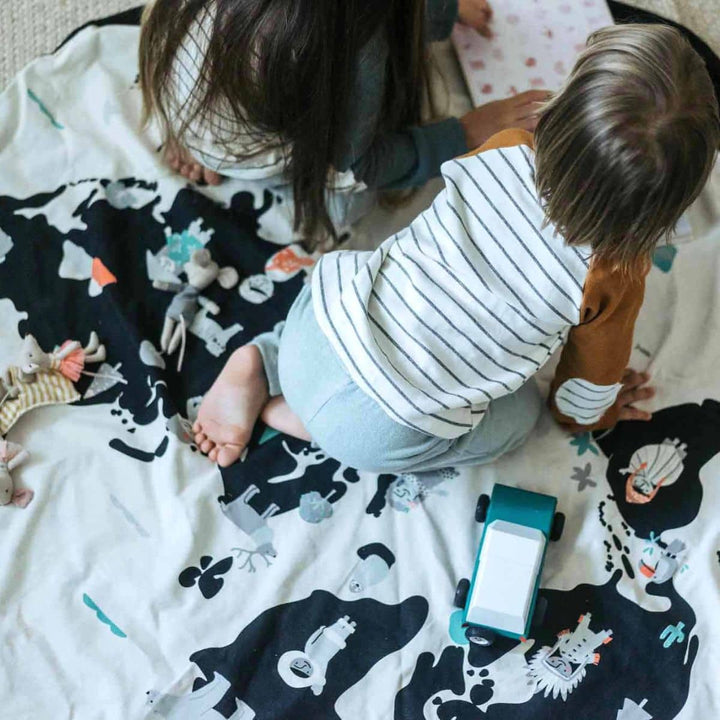 Play & Go Toy Storage Bag - World Map