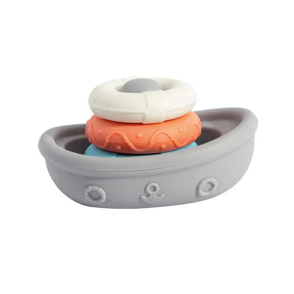 Playground Silicone Stacking Bath Boat Set