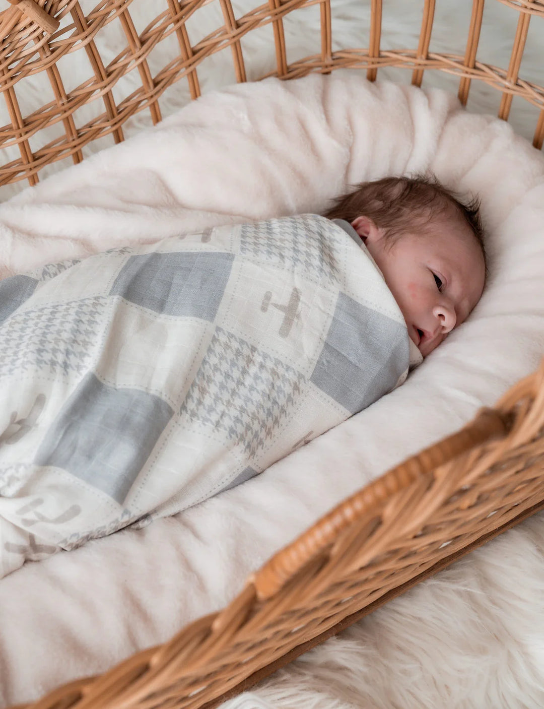 Pop Ya Tot Organic Muslin Swaddle - Wright Flyer