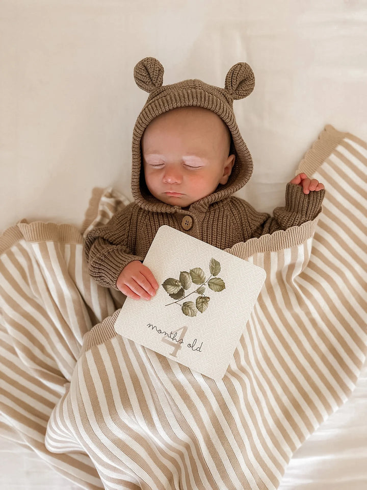 Pop Ya Tot Botanical Milestone Card Set