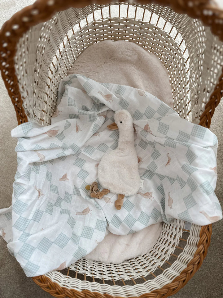 Pop Ya Tot Organic Muslin Swaddle - Goosey Gander