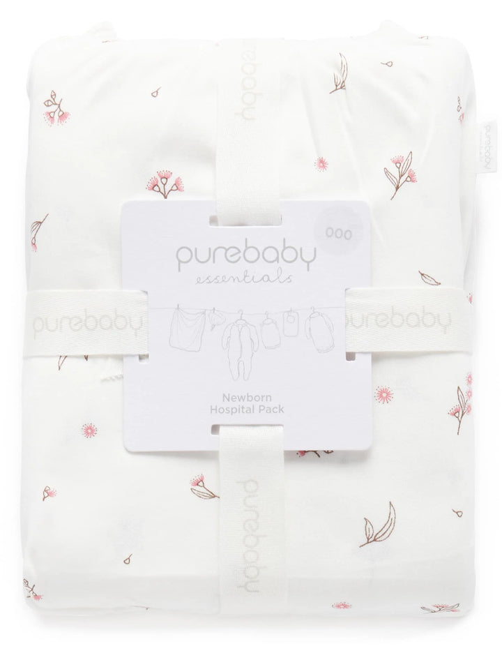 Purebaby Organic Essentials Hospital Bag Essential Vanilla Blossom $120+ Value