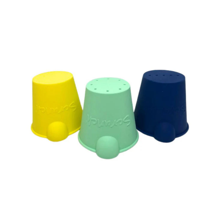 Scrunch Mini Bucket Sensory Play -  Set of 3