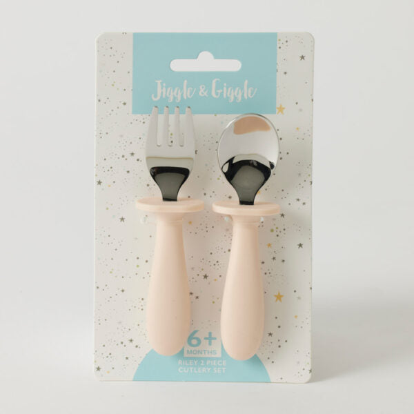 Silicone Cutlery Set – Pastel Peach