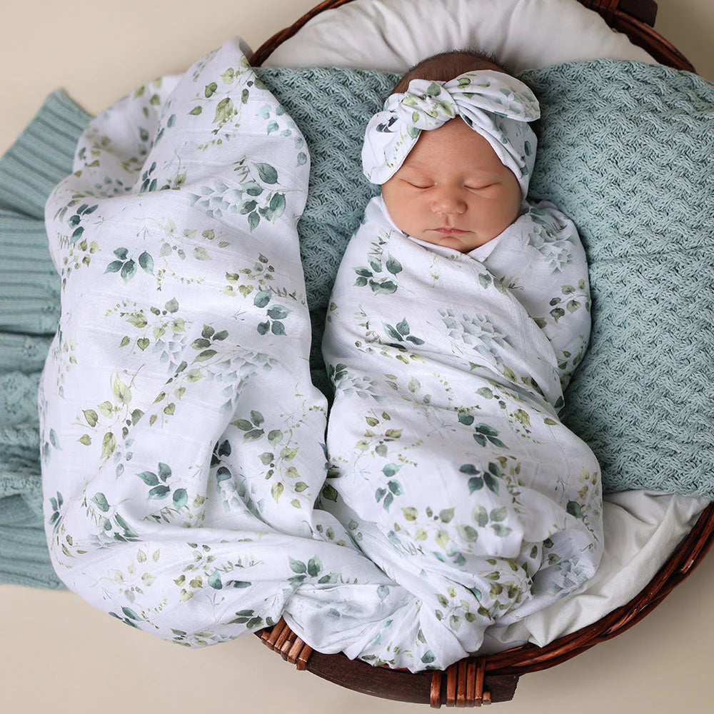 Snuggle Hunny Organic Cotton Muslin Wrap - Eden
