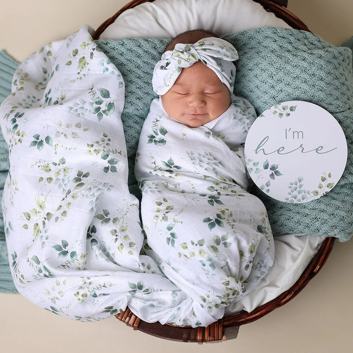 Snuggle Hunny Organic Cotton Muslin Wrap - Eden