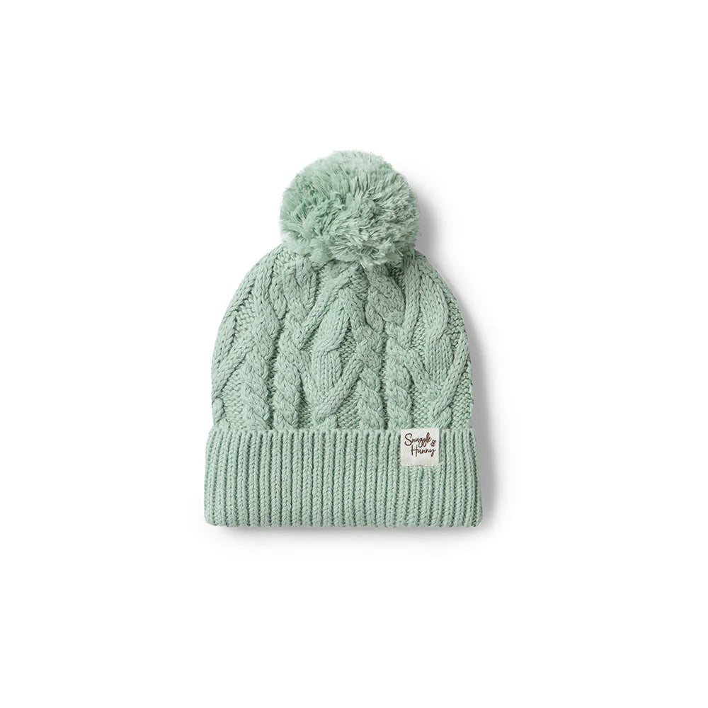 Snuggle Hunny Organic Knit Beanie - Sage
