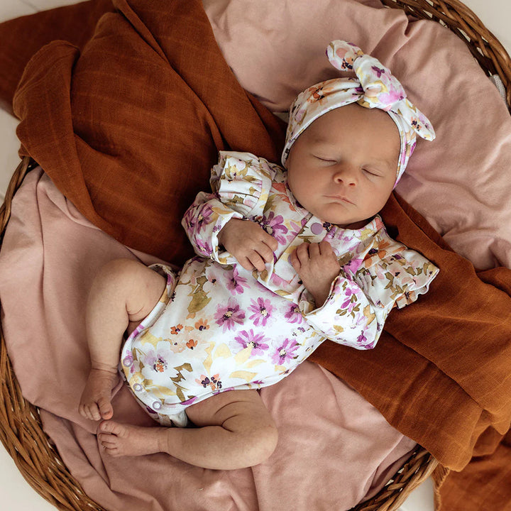 Snuggle Hunny Organic Long Sleeve Bodysuit - Isla