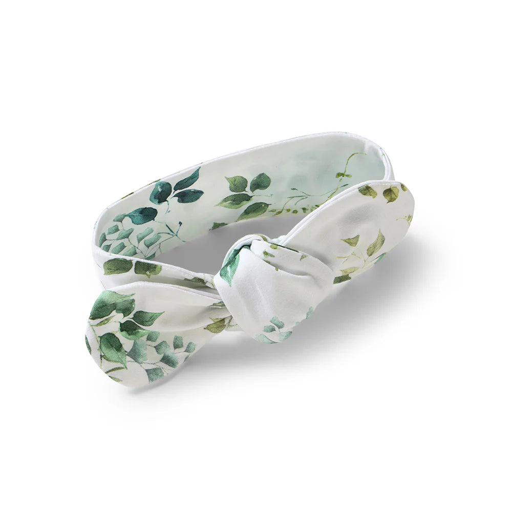 Snuggle Hunny Organic Top Knot Headband - Eden