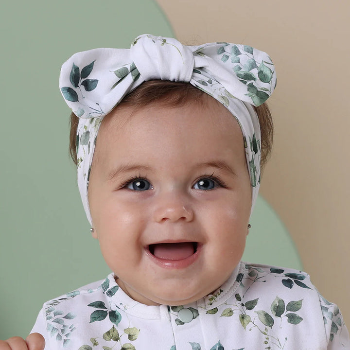 Snuggle Hunny Organic Top Knot Headband - Eden