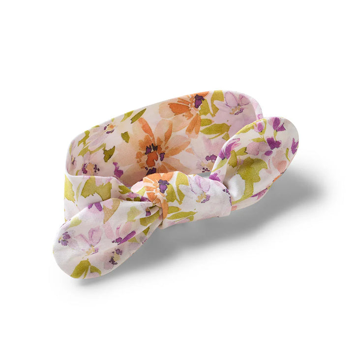 Snuggle Hunny Organic Top Knot Headband - Isla