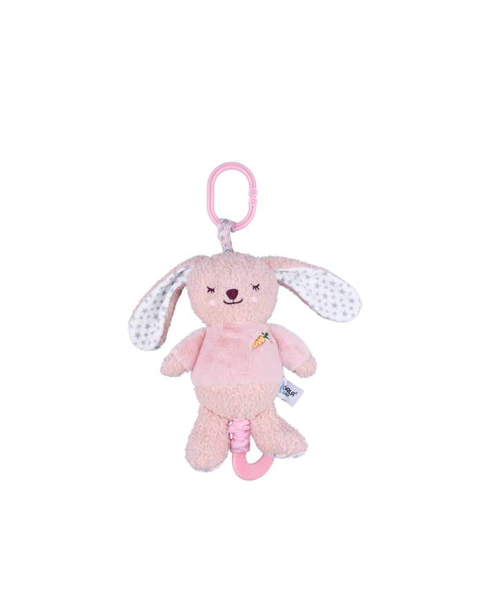 Snuggle Buddy Berry Bunny Jiggle & Shake Clip Toy