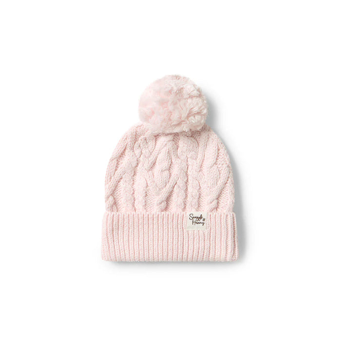 Snuggle Hunny Organic Knit Beanie - Blush Pink