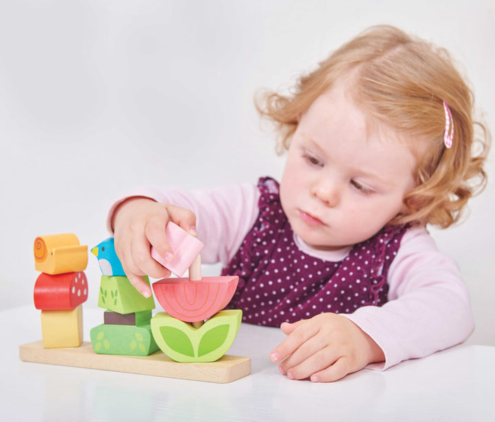 Le Toy Van Stacking Woodland Garden