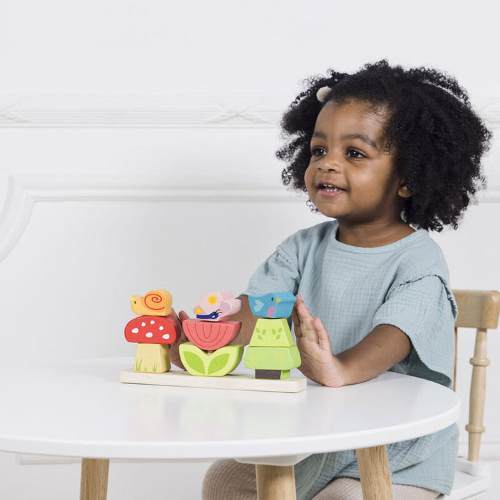 Le Toy Van Stacking Woodland Garden