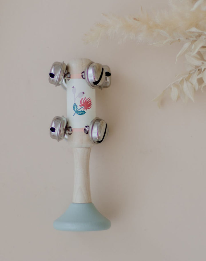 Aussie Friends Wooden Jingle Bell Music Shakers