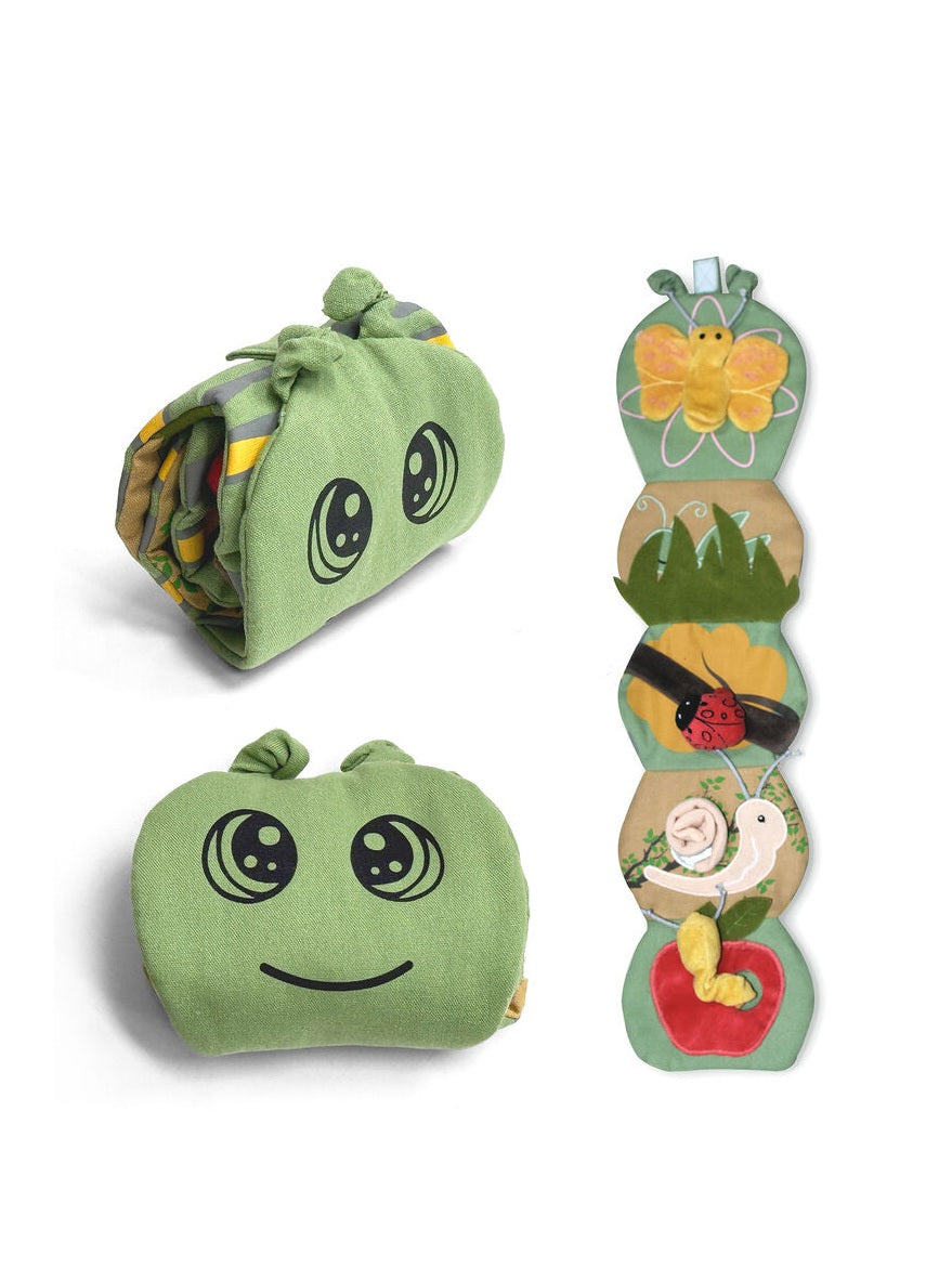 Tikiri Cuddly Critters Caterpillar Soft Play Activity Book