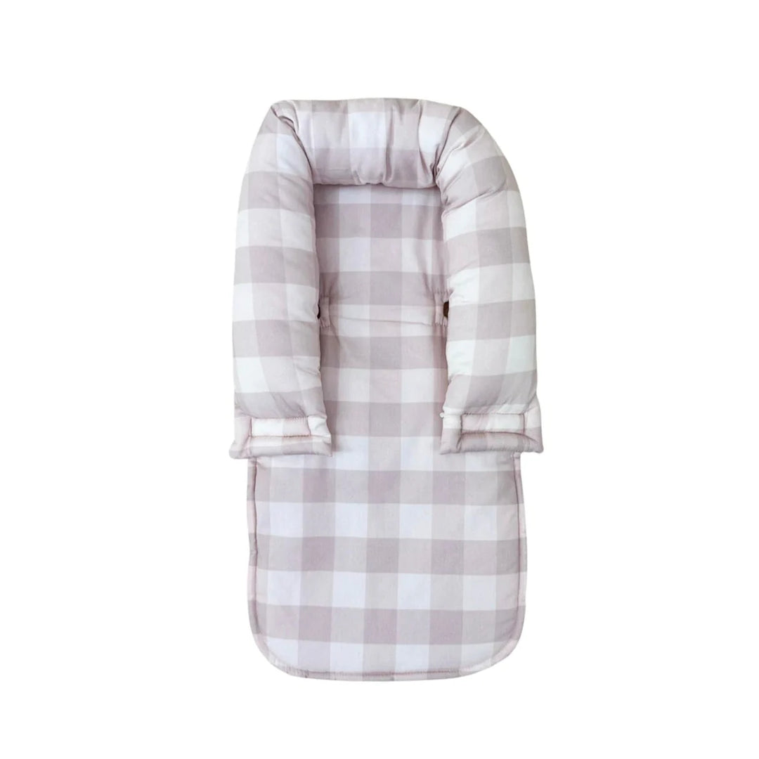 Bambella Infant Head Support | Blush Gingham