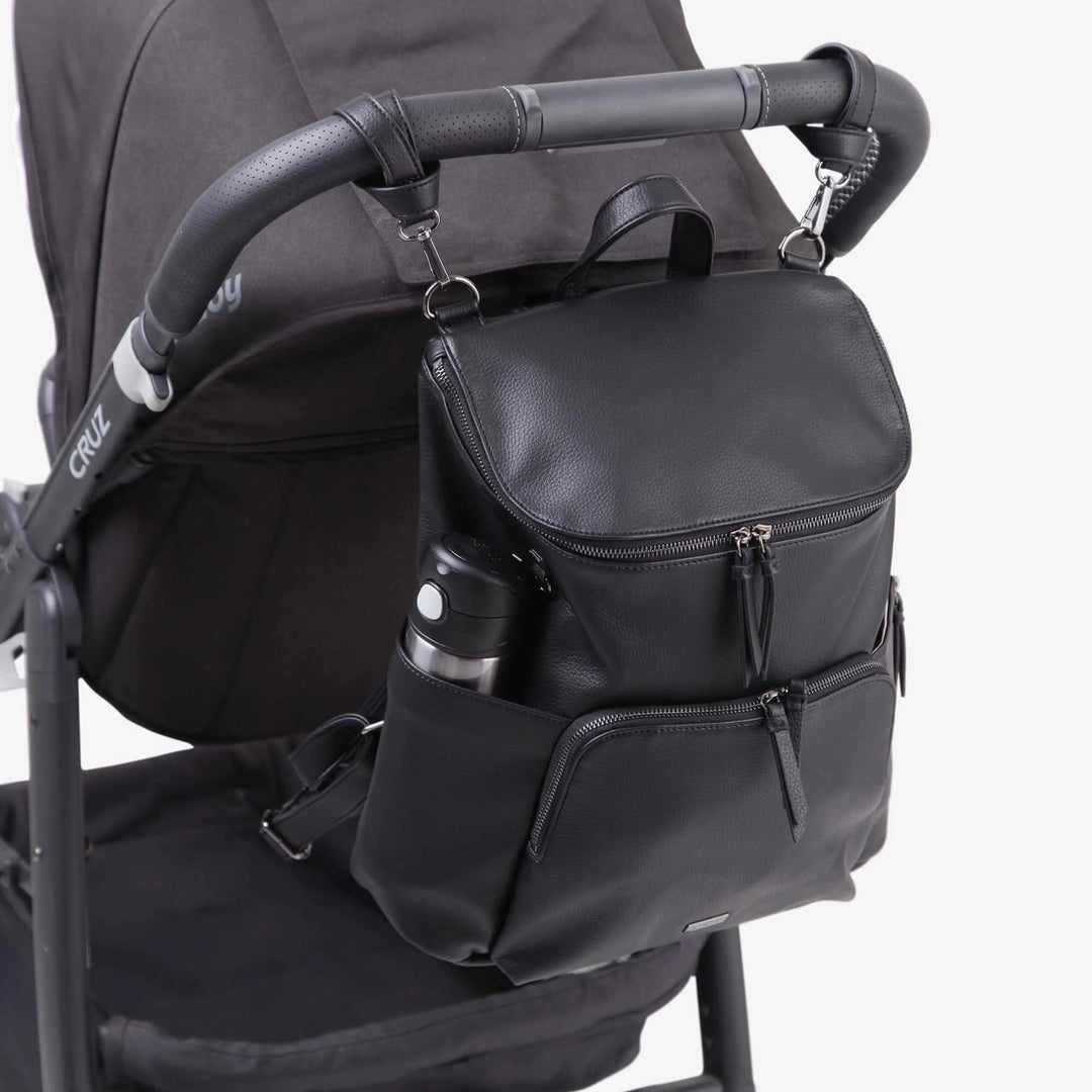 Vanchi Vegan Frankie Everyday Backpack - Black