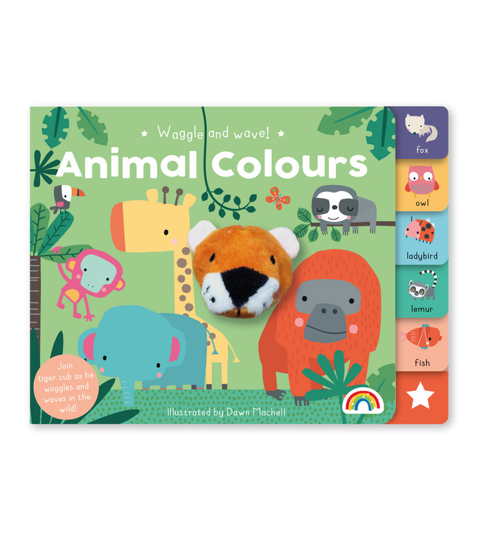 Waggle and Wave - Animal Colours Puppet Board Book