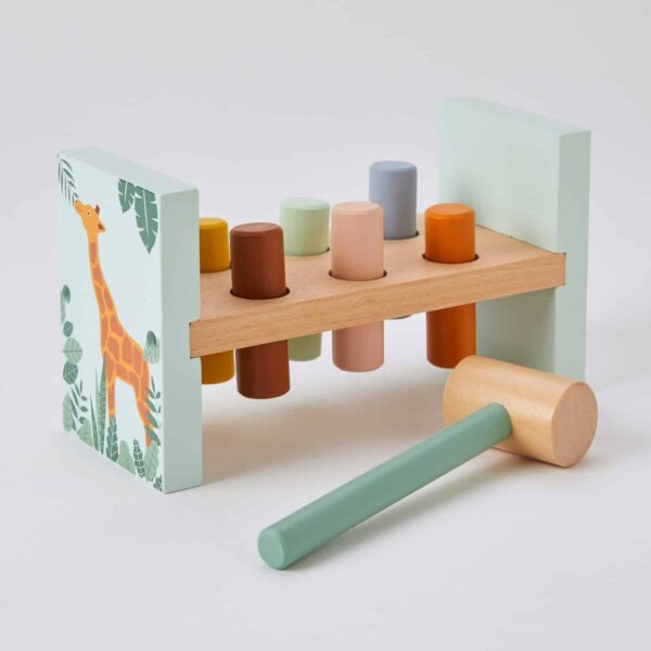 Wooden Hammer Bench Toy