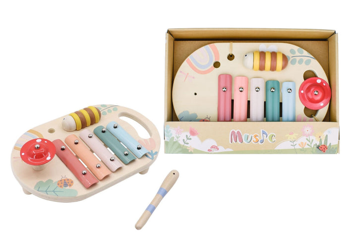 Wooden Spring Insect Music Table