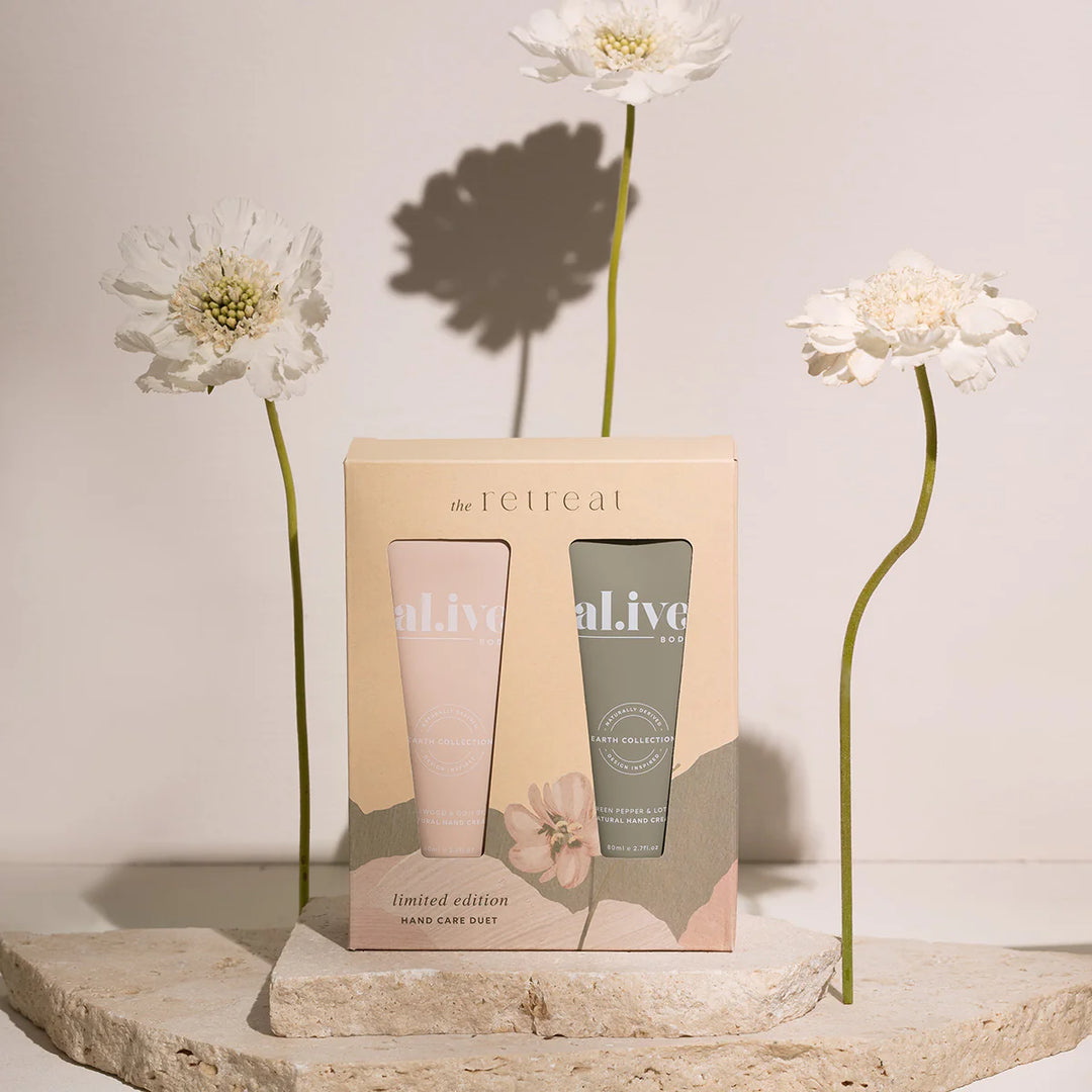 al.ive Body Hand Care Duet - Applewood & Goji Berry + Green Pepper & Lotus