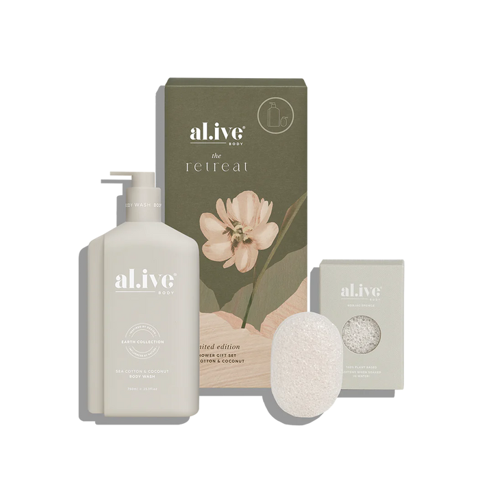 al.ive Body Shower Gift Set - Sea Cotton & Coconut
