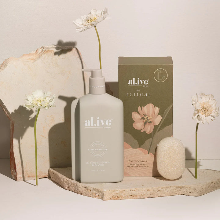 al.ive Body Shower Gift Set - Sea Cotton & Coconut