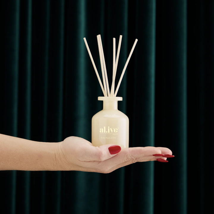 al.ive Mini Reed Diffuser - Golden Wattle & Citrus