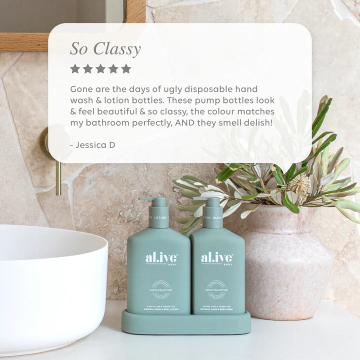 al.ive Body Kaffir Lime & Green Tea Wash & Lotion Duo