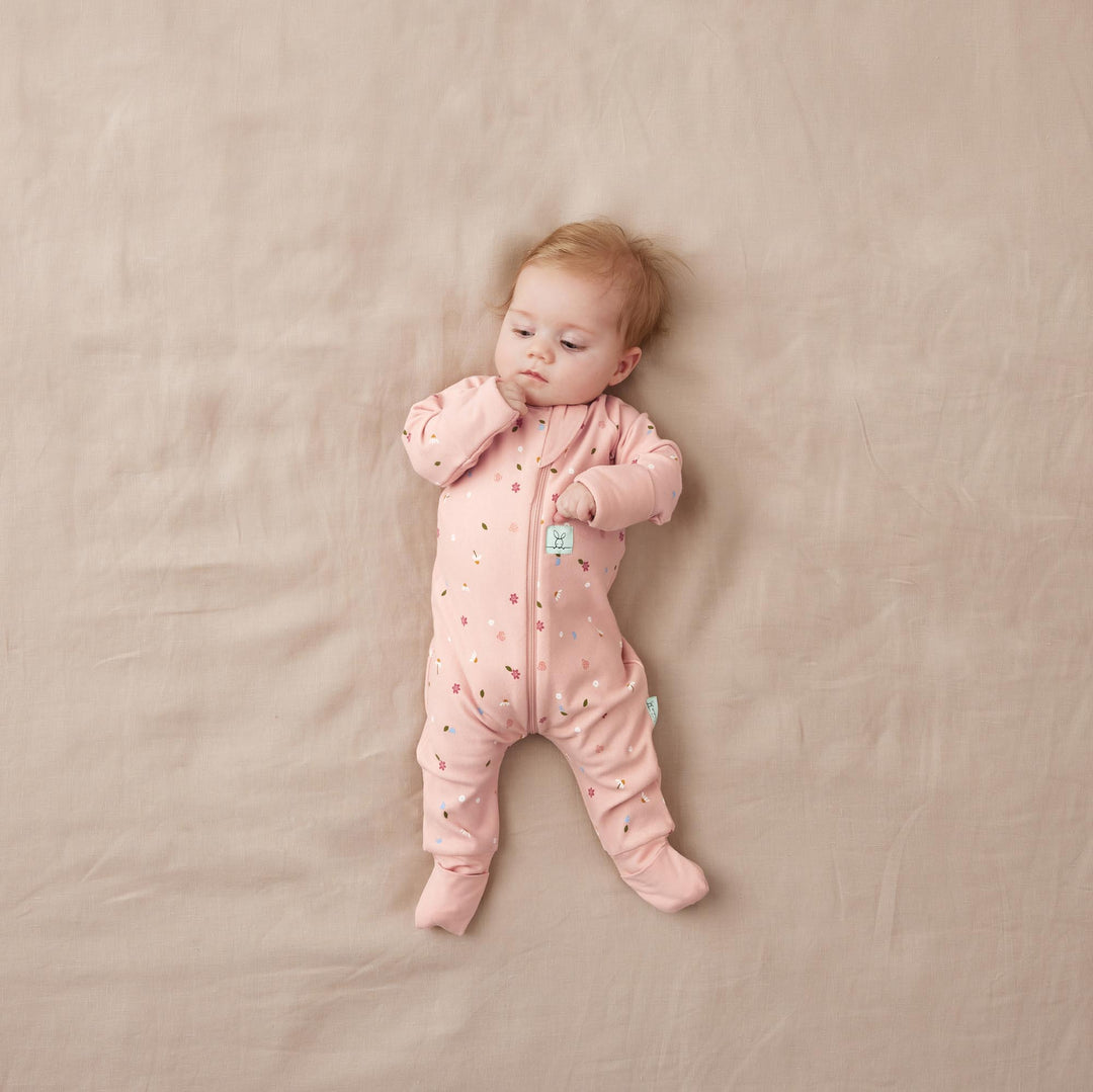 ergoPouch Layer | Long Sleeve Zip Bodysuit 1.0 TOG - Daisies