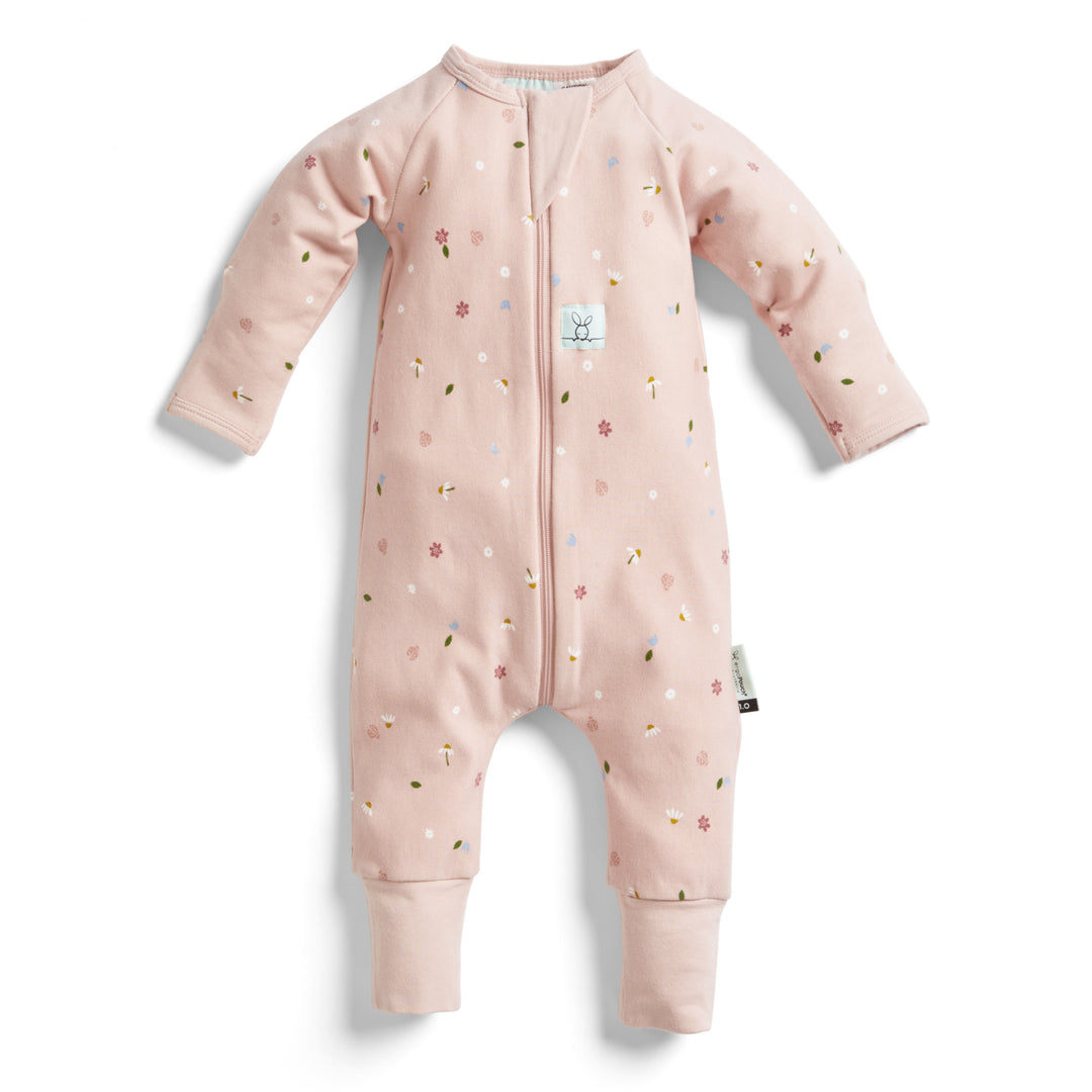 ergoPouch Layer | Long Sleeve Zip Bodysuit 1.0 TOG - Daisies