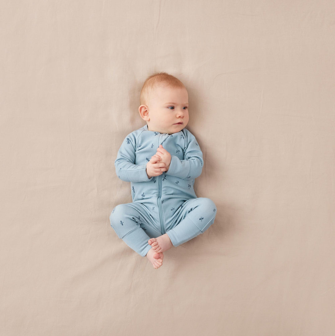 ergoPouch Layer | Long Sleeve Zip Bodysuit 1.0 TOG - Dragonflies