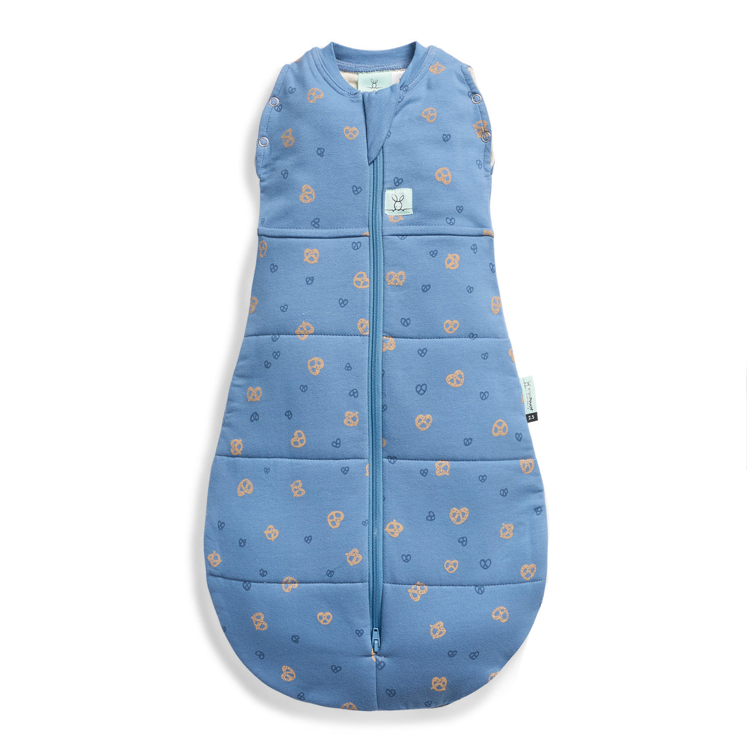 ergoPouch Cocoon Zip Swaddle Bag 2.5 TOG - Petite Pretzel