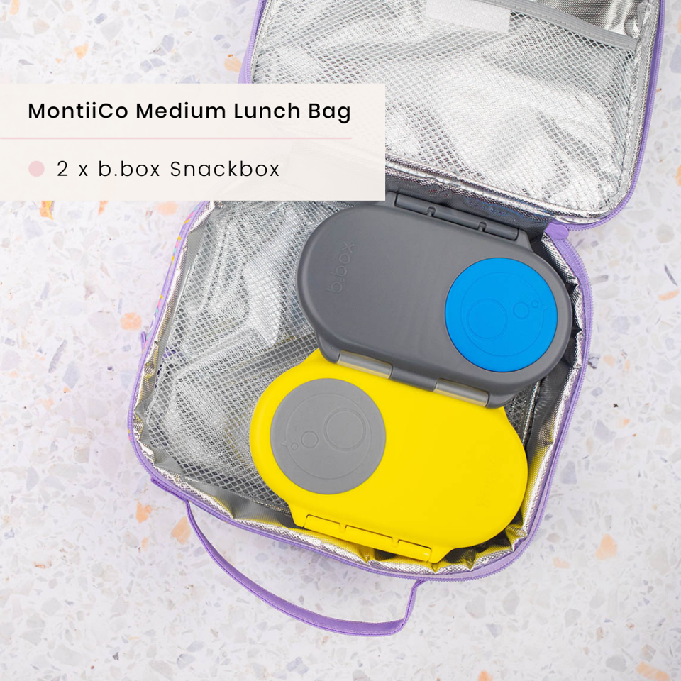 Montiico Medium Insulated Lunch Bag - Block Land