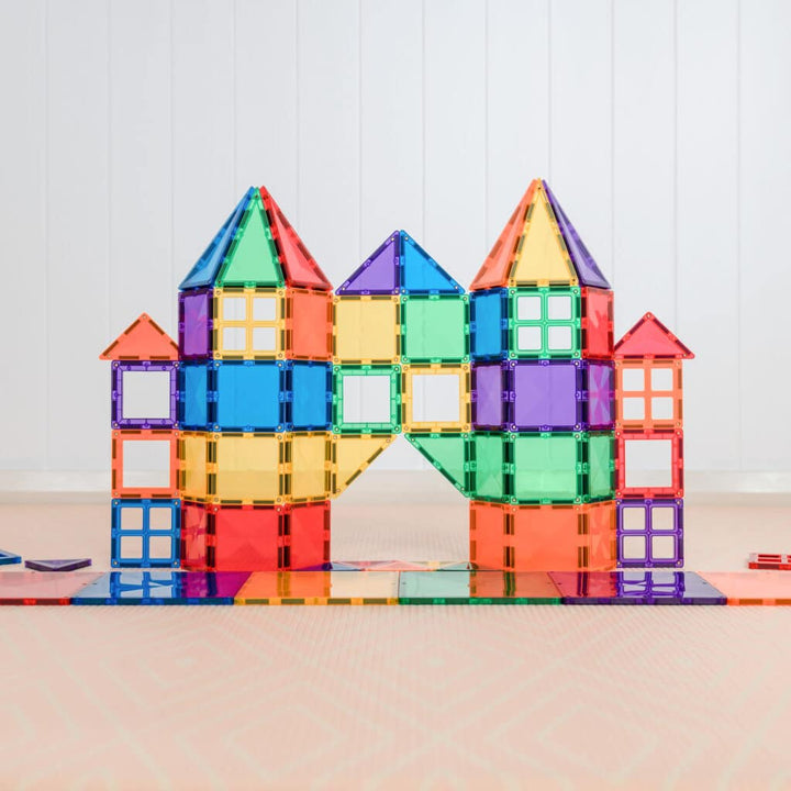 Connetix Magnetic Tiles Rainbow 60 Piece Starter Pack