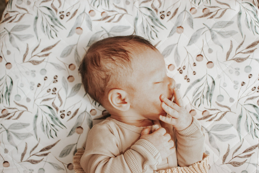 Bambella Co-Sleeper Fitted Waterproof Sheet | Botanical