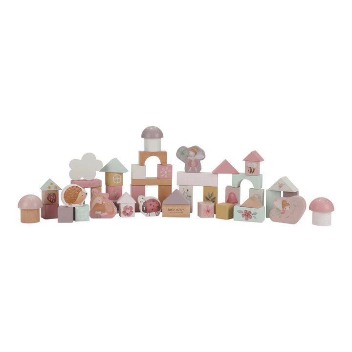 Fairy Garden Wooden Building Blocks Set
