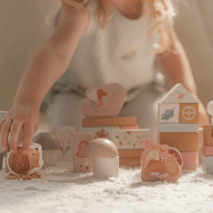 Fairy Garden Wooden Building Blocks Set