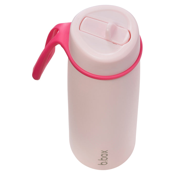 b.box Insulated Flip Top Drink Bottle 690ml -  Pink Paradise