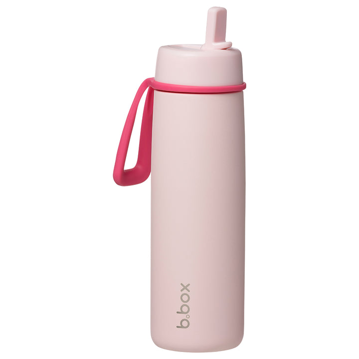 b.box Insulated Flip Top Drink Bottle 690ml -  Pink Paradise