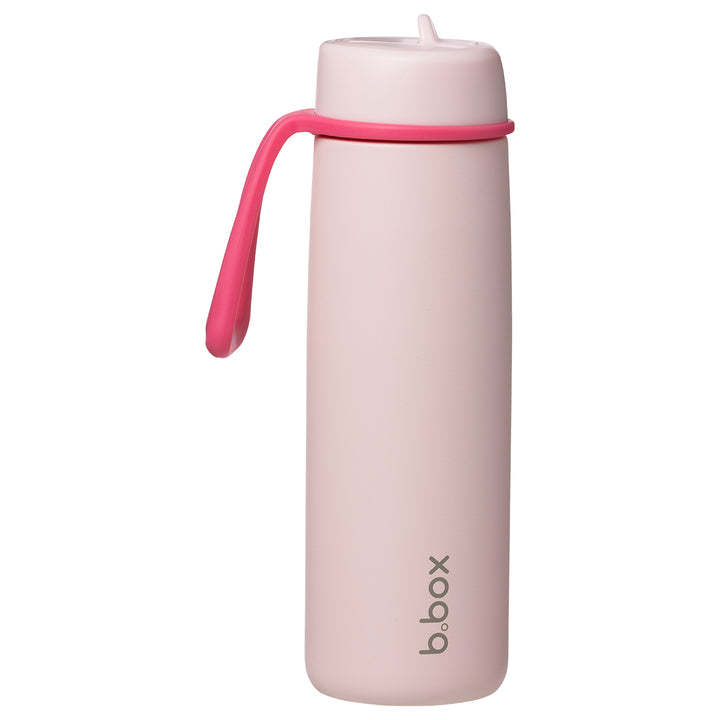 b.box Insulated Flip Top Drink Bottle 690ml -  Pink Paradise
